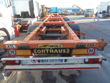 Návěs Orthaus CG SCS SCHELETRATO FISSO CON GENERATORE CORRENTE nosič kontejnerů použitý