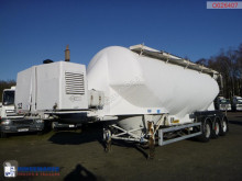 Feldbinder Powder tank alu 40 m3 + compressor semi-trailer used tanker