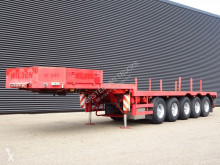 نصف مقطورة منصة Langendorf W547 / HEAVY DUTY / BALLAST-TRAILER / STEERING AXLES