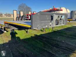 Kässbohrer heavy equipment transport semi-trailer SLL extra-subaissé col-de-cygne déboitable