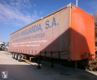 Trouillet semi-trailer used tarp