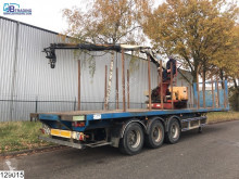 Semi remorque plateau Trax open laadbak Kennis 11000 R Crane