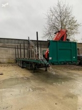 Fruehauf grue semi-trailer used flatbed