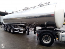 Magyar food tanker semi-trailer OPLEGGER VOOR LEVENSMIDDELEN 31000 L - 3 COMP. - CHASSIS IN INOX