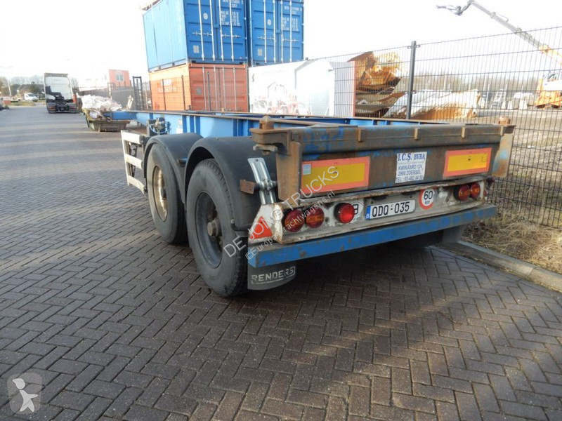 Voir les photos Semi remorque Renders 20 FT chassis / Air suspension / 15x 20 FT in stock
