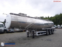 Semirimorchio Magyar Chemical tank inox 31.5 m3 / 3 comp cisterna prodotti chimici usato