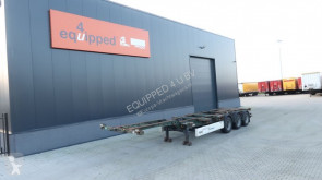 Krone container semi-trailer 40FT HC, leeggewicht: 5.280kg, achter-uitschuifbaar, NL-Chassis, BPW