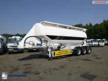 Feldbinder Powder tank alu 40 m3 / 1 comp semi-trailer used tanker
