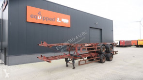 Pacton Paket mit 2x 40FT HC-Chassis, BLATTFEDERUNG, BPW, Doppelreifen Auflieger gebrauchter Container