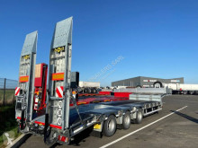 Naczepa do transportu sprzętów ciężkich Humbaur Porte matériel surbaissé HTS 30 - Caoutchouc