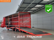 Semi remorque Wiese SA-31-SP-S Forklift/Gabelstapler Transporte Lenkachse Hubdach porte engins occasion