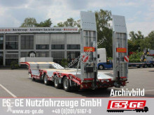 Flatbed semi-trailer Es-ge 3-Achs-Satteltieflader mit Radmulden