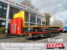 Semirremolque caja abierta usado nc Es-ge 3-Achs-Sattelanhänger - Rungen