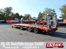 Sættevogn flatbed Dinkel 3-Achs-Satteltieflader - Radmulden - Rampen