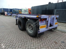 Trailer Pacton 20 FT chassis / Steel suspension / Double montage tweedehands containersysteem