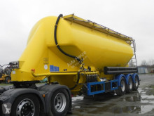 Feldbinder powder tanker semi-trailer Silo für Staub und Rieselgüter 37m³, Lenkachse