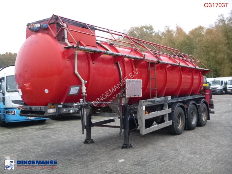View images Clayton Chemical ACID tank steel 23.7 m3 / 1 comp semi-trailer