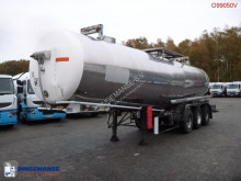 Semi remorque citerne produits chimiques Maisonneuve Chemical tank inox 28.3 m3 / 1 comp