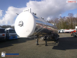 Félpótkocsi Maisonneuve Chemical tank inox 31.5 m3 / 1 comp használt vegyi anyagok tartálykocsi