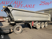Trailer Benalu 25m³ - 3-ESS. SMB - ALU / ALU - ESSIEUX RELEVABLE - SUSP AIR - JANTES ALU / LIFT AXLE - FULL ALU - ALU WHEELS - AIR SUSP. tweedehands kipper
