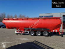 Semitrailer tank pulverformig Feldbinder EUT 57.3 / 57 m3 / 4 Kammern / Futtermittel