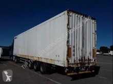 Samro FOURGON 3 ESSIEUX MEGA semi-trailer used plywood box