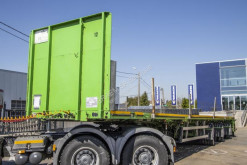 Semirremolque Broshuis 3AOU-48/S-1- UITSCHUIFBAAR/EXTANDABLE/29M - 3XGESTUURDE/STEERING AXLES caja abierta usado