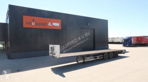 نصف مقطورة منصة Fruehauf Flatbed, BPW, hardwooden floor, very good tires