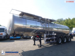 Semirimorchio Clayton Food tank inox 23.5 m3 / 1 comp + pump cisterna trasporto alimenti usato