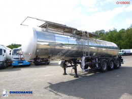 Semirimorchio Clayton Food tank inox 23.5 m3 / 1 comp + pump cisterna trasporto alimenti usato