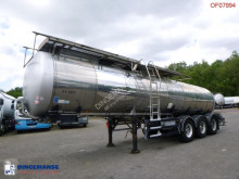 Feldbinder Food tank inox 23.5 m3 / 1 comp + pump semi-trailer used food tanker