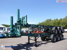 Naczepa Tinsley Stack - 2 x container trailer (tipping) do transportu kontenerów używana