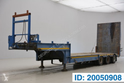 Semi remorque porte engins Gheysen et verpoort Low bed trailer