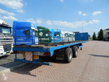 Floor flatbed semi-trailer FLO-12-182 Plateau / 1x stuuras / Dubbellucht