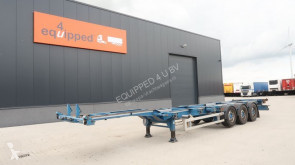 Semi remorque Renders 40FT HC, SAF+disc (INTRADISC), liftaxle, empty-weight: 5.290kg, NL-chassis, APK: 03/2021, 4x available porte containers occasion