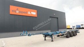 Semirremolque portacontenedores Renders 40FT HC, SAF+Scheiben (INTRADISC), Liftachse, Leergewicht: 5.290kg, NL-Chassis, APK: 08/21, 4x vorhanden