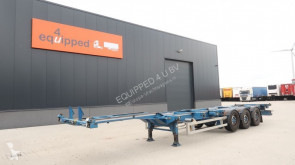 Semi remorque Renders 40FT HC, SAF+schijf (INTRADISC), liftas, leeggewicht: 5.290kg, NL-chassis, APK: 01/2021, 4x beschikbaar porte containers occasion