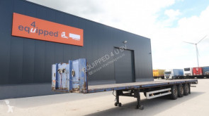 Návěs Van Hool Flatbed, SAF/Intradisc, good tires (av. 85%), hardwooden floor, timberstakes plošina použitý