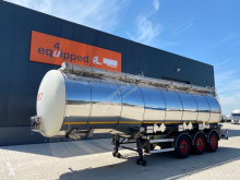 Vegyi anyagok tartálykocsi félpótkocsi 37.500L, 3 compartments, 2 baffles, valid ADR/MOT untill 31-03-2021, weight, 7.840kg, 2 liftaxle, SAF Intradisc, 2x available