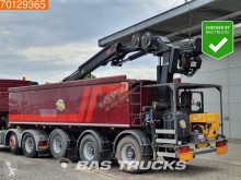 Semi remorque benne 26m3 HMF 1800-K3 Crane + Hatz Powerpack Steer + Liftaxle