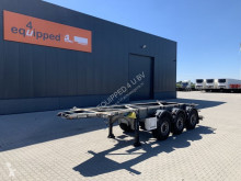 Návěs Van Hool 20FT/3-axles, empty weight: 3.280kg, SAF INTRADISC, ADR (EXII, EXII, FL, AT), NL-Chassis, APK/ADR: 02/2021 použitý