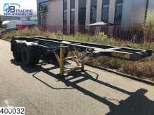 Semirremolque IWT Container 20 foot container chassis, steel suspension portacontenedores usado