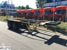 Semirremolque IWT Container 20 FT, container chassis, Steel suspension portacontenedores usado