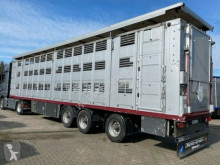 Livestock trailer semi-trailer Menke 3 Stock Lenk Lift Vollalu