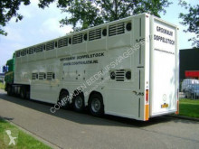 نصف مقطورة مقطورة المواشي ناقلة أبقار Doppelstock Companjen Cattle Carrier