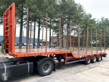 Trax 3-as DIEPLADER + RONGEN / LOWLOADER / GONDOLA / PORTE CHAR - AIR SUSPENSION - BE Papieren semi-trailer new heavy equipment transport