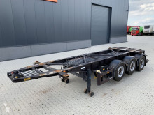 Van Hool 20FT/3-axle, empty weight: 3.300kg, SAF INTRADISC, 2x liftaxle, ADR, NL chassis, ADR/APK: 02/2021 semi-trailer used