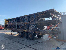 Félpótkocsi Krone flatbed 5-stack használt függönyponyvaroló