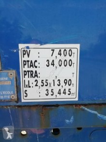 Semirremolque caja abierta portabobinas usado Lecitrailer