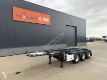 LAG 20FT/3-axles, empty weight: 3.160kg, discbrakes, ADR (EXII, EXII, FL, AT), ALCOA, NL-Chassis, APK/ADR: 07/2021 semi-trailer used